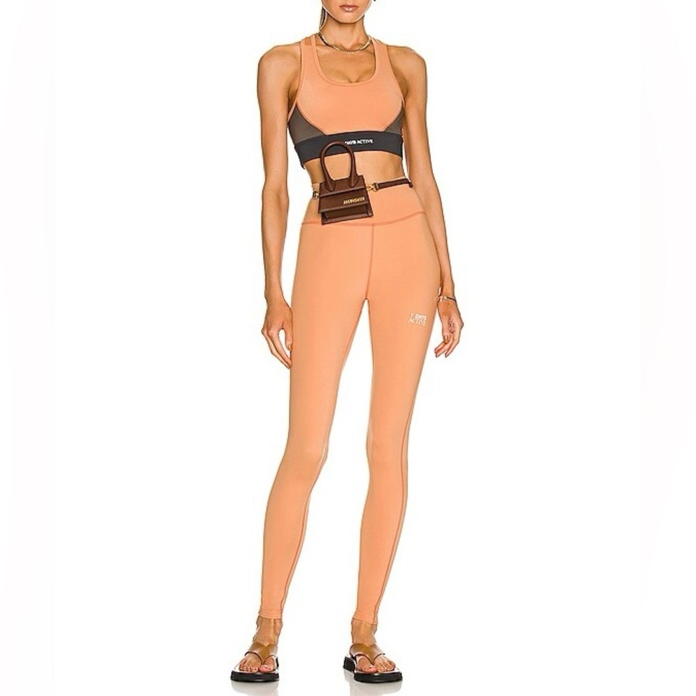 7 DAYS ACTIVE || SV Tights in Toast Brown - SZ XS *NWOT*